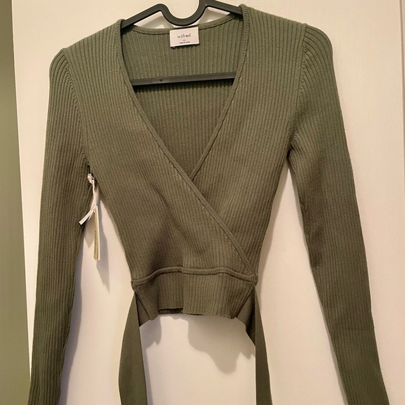 Aritzia Wilfred sweater sage green XS - Picture 1 of 2